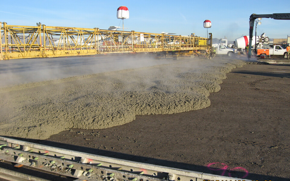 Concrete Paving at Aircraft Ramp