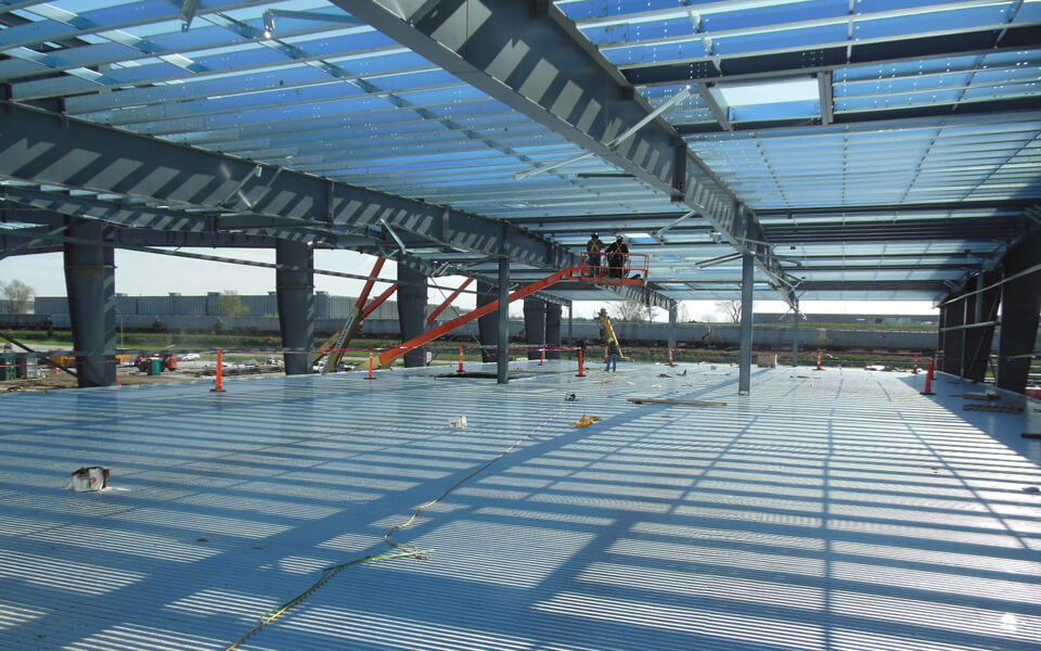 Mezzanine Slab Construction