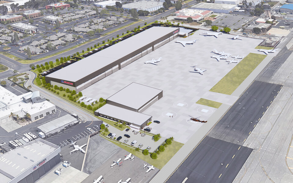 Aerial Site Plan Rendering