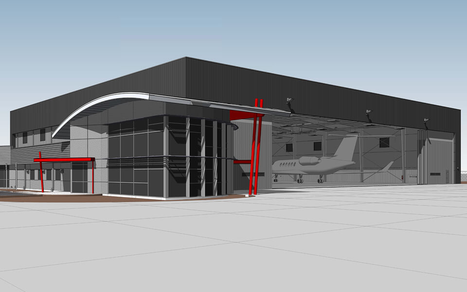 Hangar Rendering