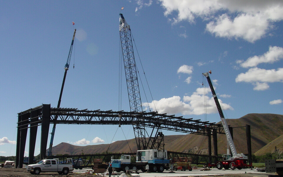 Super-set Crane Construction